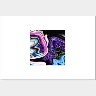 Abstract Liquid Art Posters and Art